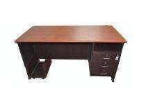 Western Interio Counter Office Tables Brown Wooden_0