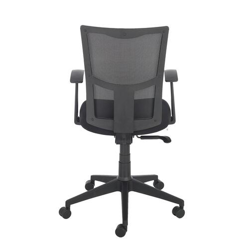 Durian Mesh Chair Black 560 x 660 x 1000 mm Two Pieces Injection Moulded Office Chairs_1