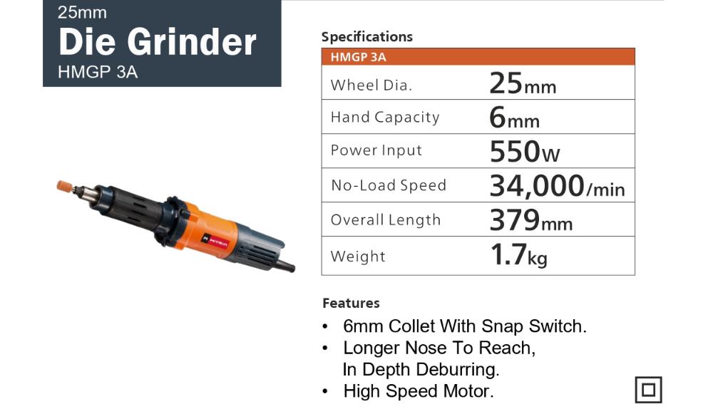 HITMIN HMGP 3A 550 W Corded Die Grinder 6 mm 34000 rpm_1