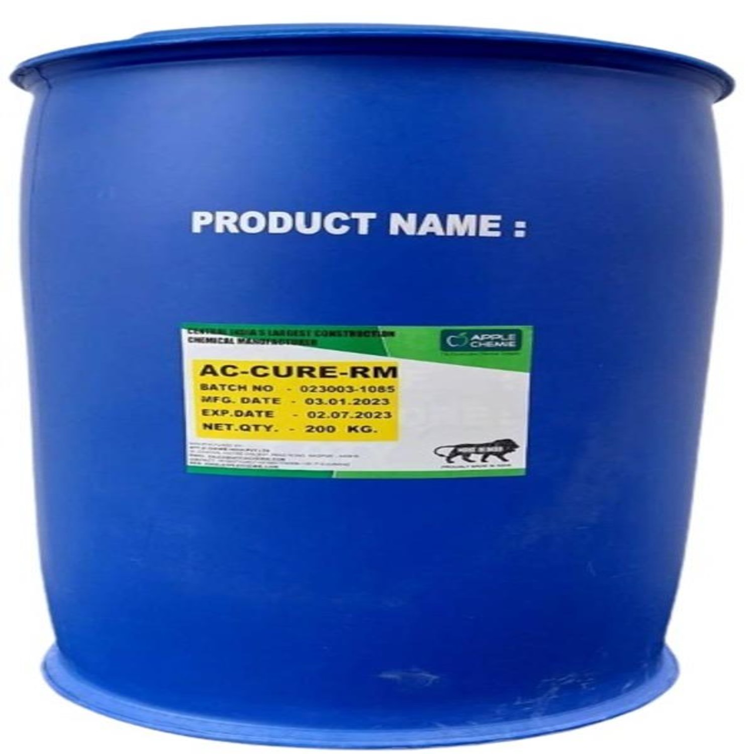 Buy Apple Chemie AC-CURE-RM Resin Concrete Curing Compound 200kg Barrel ...