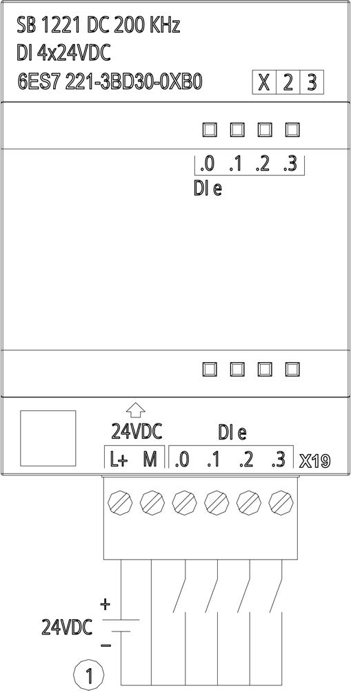SIEMENS Programmable Logic Controller 6ES72213BD300XB0 24V_1