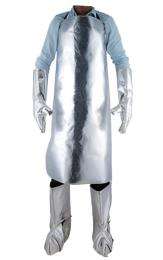 Aluminized Kevlar 460 gsm Aprons XXL Silver_0