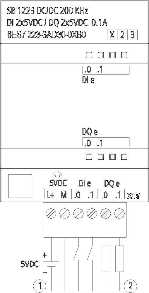SIEMENS Programmable Logic Controller 6ES72233AD300XB0 24V_2