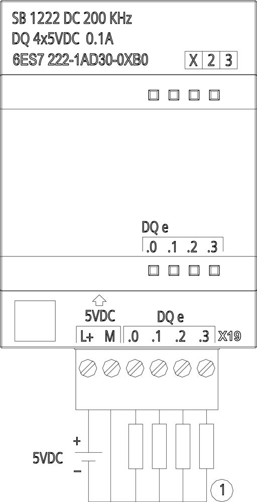 SIEMENS Programmable Logic Controller 6ES72221AD300XB0 24V_3