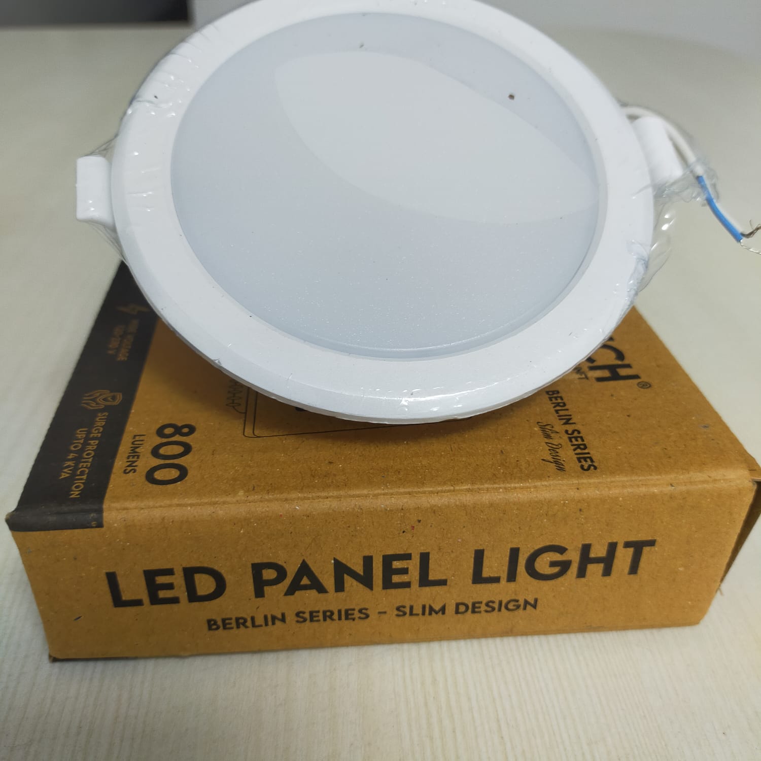 HELFINCH 8 W Round Cool White 120 x 100 mm LED Panel Lights Recessed Mounted_4