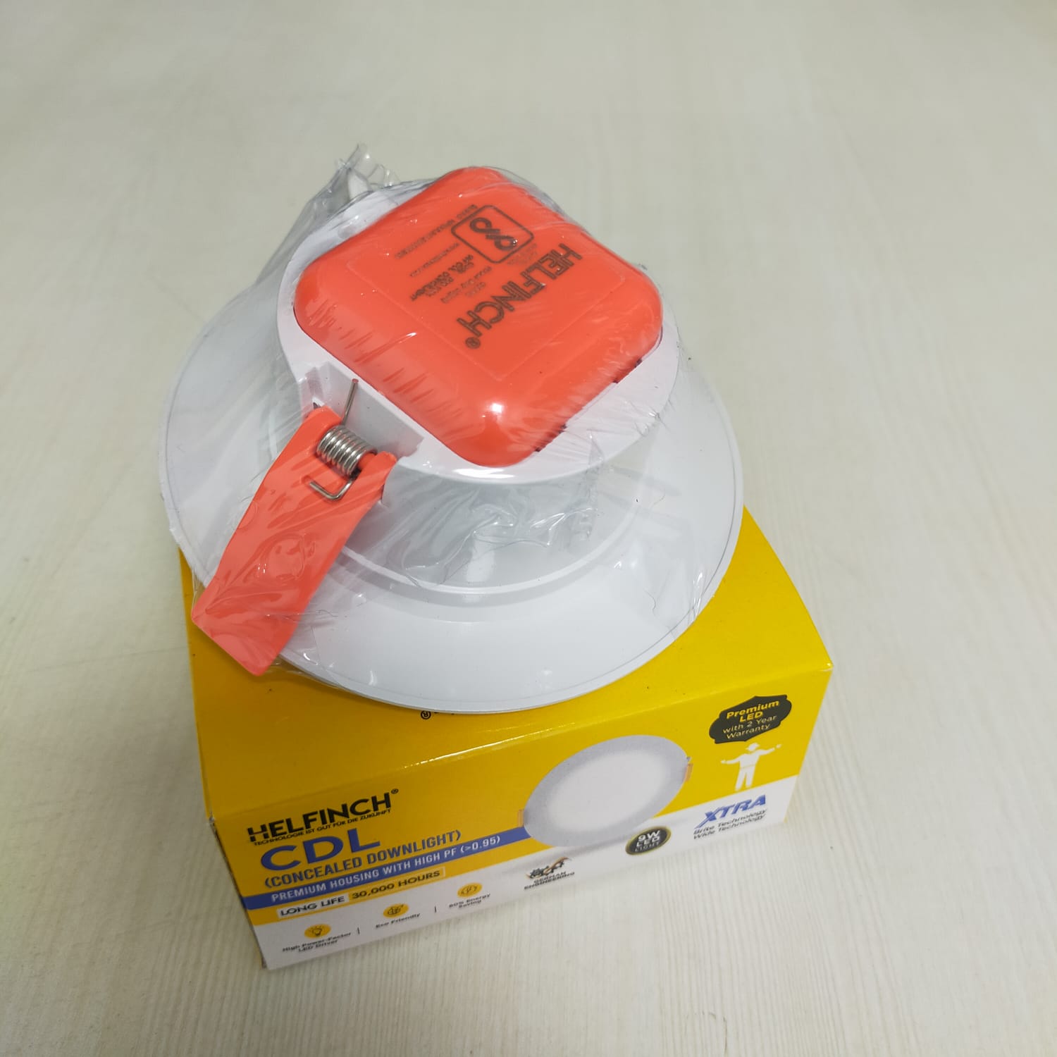 HELFINCH 9 W Round Cool White 110 x 70 mm LED Panel Lights Recessed Mounted_3