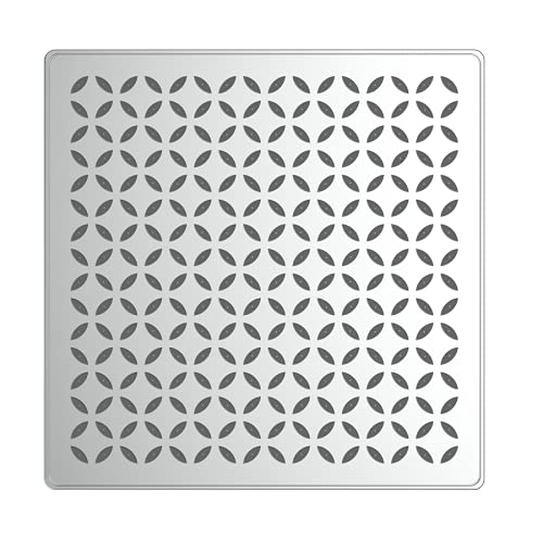 R.N. 6351 Overhead Single Flow Shower 6 x 6 inch Stainless Steel_1