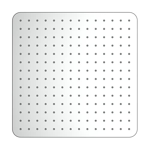 R.N. 6801 Overhead Single Flow Shower 6 x 6 inch Stainless Steel_1