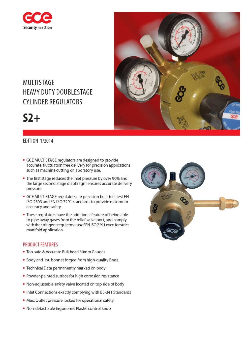 GCE Pressure Regulator 1 - 30 MPa MULTISTAGE(S2+)_3