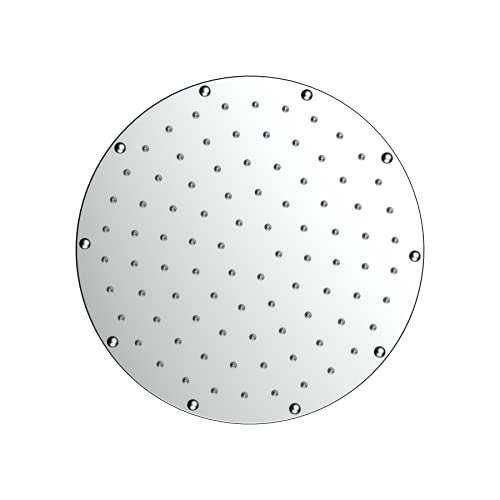 R.N. 6051R Overhead Single Flow Shower 4 x 4 inch Stainless Steel_1