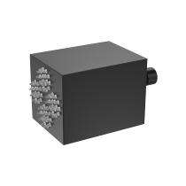 R.N. 6731B Overhead Single Flow Shower 300 x 100 mm Stainless Steel_0