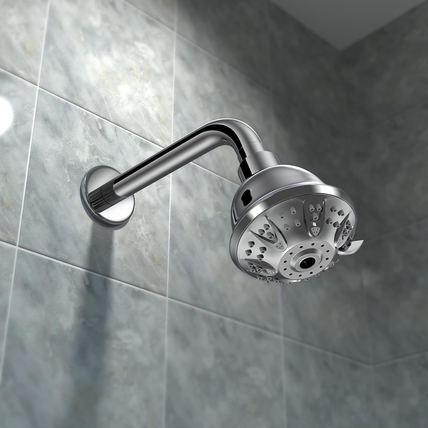 R.N. 7001 Overhead Five Flow Shower 220 mm ABS_1