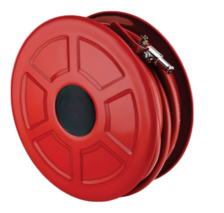 Safety Equipments S-01 PVC Braided Mild Steel Swing Manual Fire Hose Reel_0