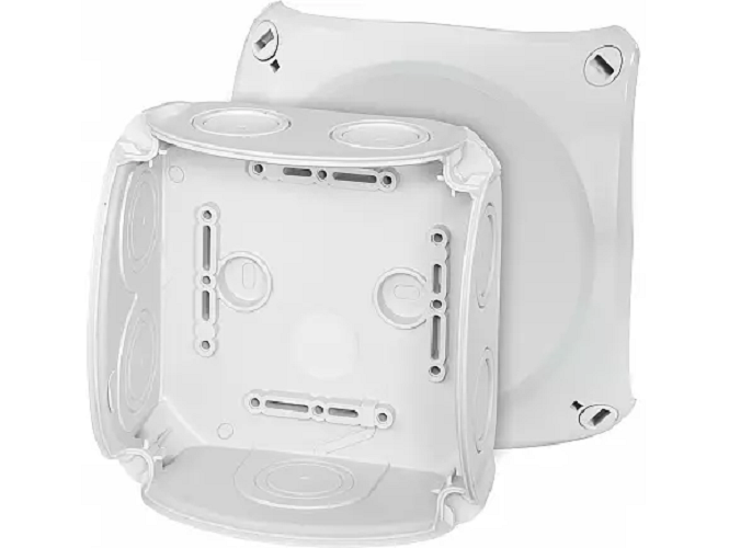 HENSEL DK 0600 G 130 x 130 x 77 mm Wall Mounted 5 Pole Junction Boxes_0