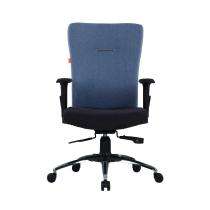 Durian Premium Fabric Medium Back Black, Blue 620 x 690 x 1150 mm Hot Pressed Plywood Office Chairs_0