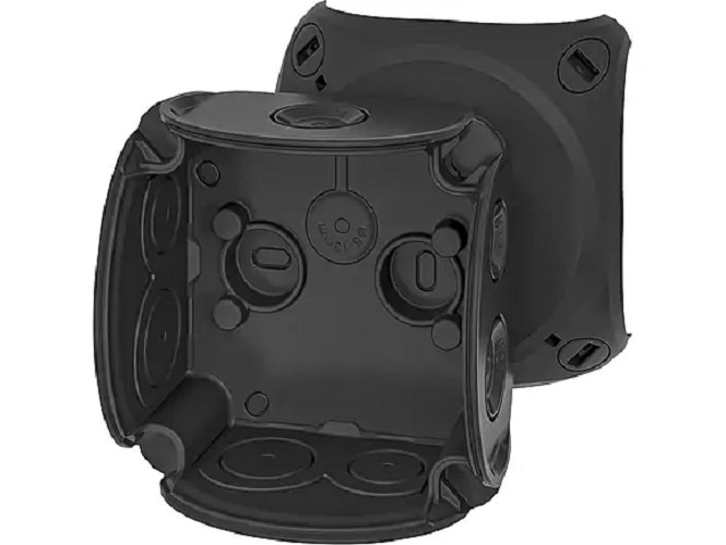 HENSEL DK 0100 B 84 x 84 x 55 mm Wall Mounted 5 Pole Junction Boxes_0