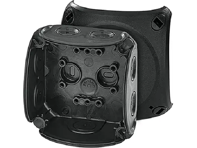 HENSEL DK 0200 B 93 x 93 x 62 mm Wall Mounted 5 Pole Junction Boxes_0