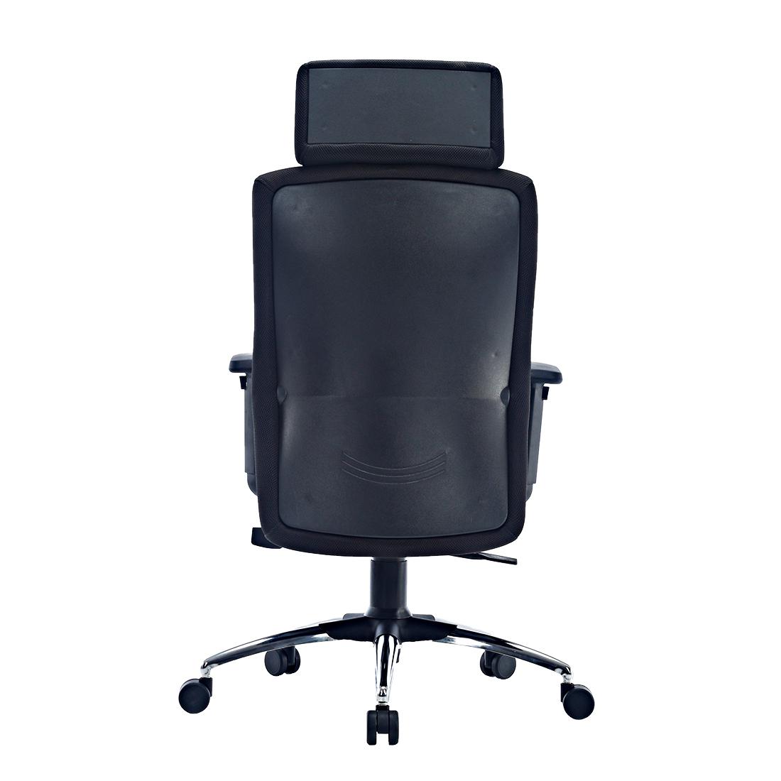 Durian HighBack Premium Fabric Chair Black 580 x 670 x 1255 mm Hot Pressed Plywood Office Chairs_1