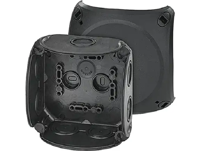 HENSEL DK 0400 B 104 x 104 x 70 mm Wall Mounted 5 Pole Junction Boxes_0