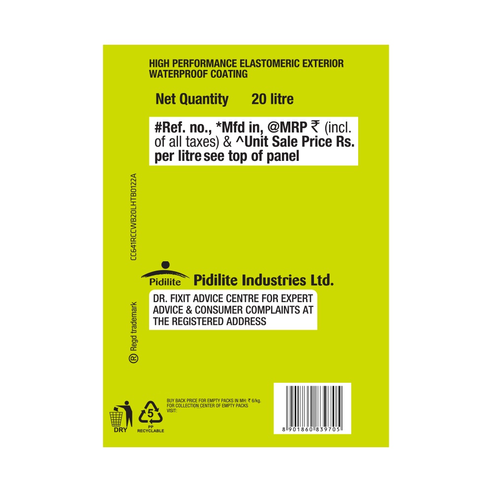 Dr.FIXIT 641 RAINCOAT CLASSIC Waterproofing Chemical in Litre_1