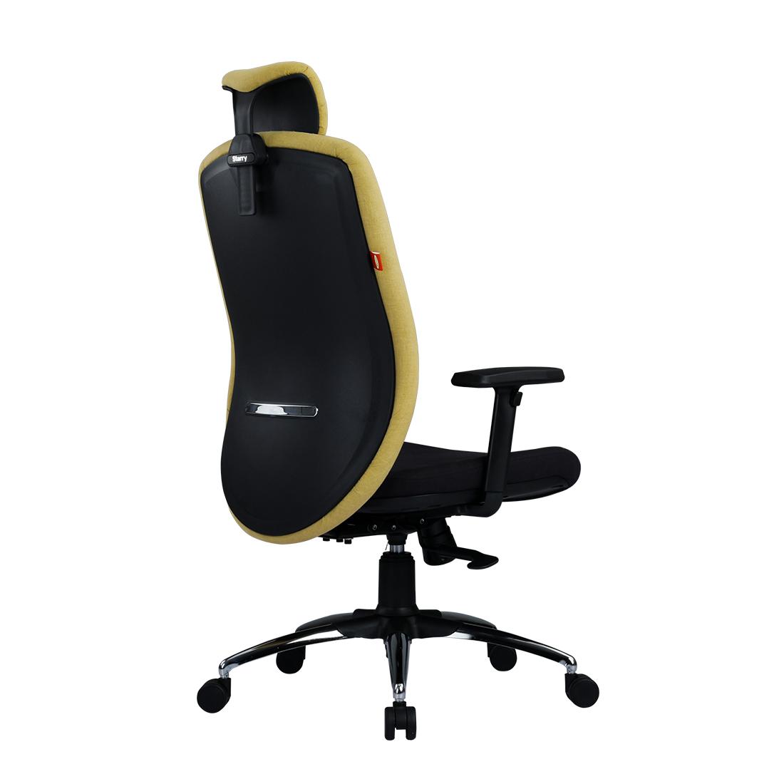 Durian HighBack Standard Chair Black and Yellow 625 x 700 x 1300 mm Hot Pressed Plywood Office Chairs_1