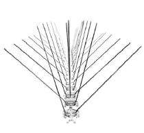 Bird Edge BE01 Stainless Steel Bird Spikes 2 ft_0