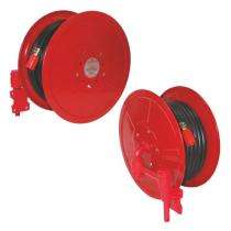 NewAge HR-WM-02 Rubber Braided Stainless Steel Swing Automatic Fire Hose Reel_0