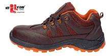 Hillson SWAG 1904 Synthetic Leather Steel Toe Safety Shoes Brown_0