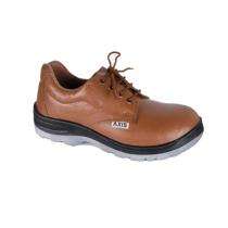 AXIS Leather Steel Toe Safety Shoes Brown_0
