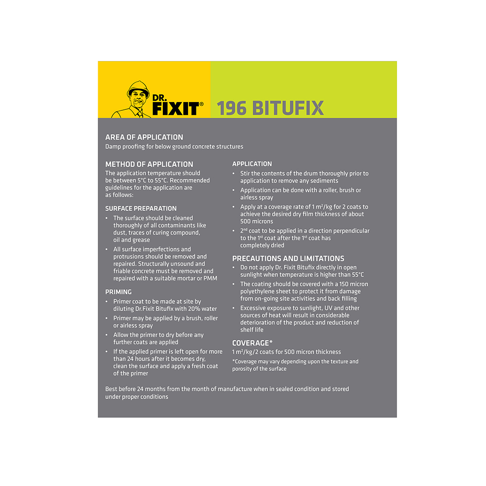 Dr.FIXIT 196 BITUFIX Waterproofing Chemical in Kilogram_1