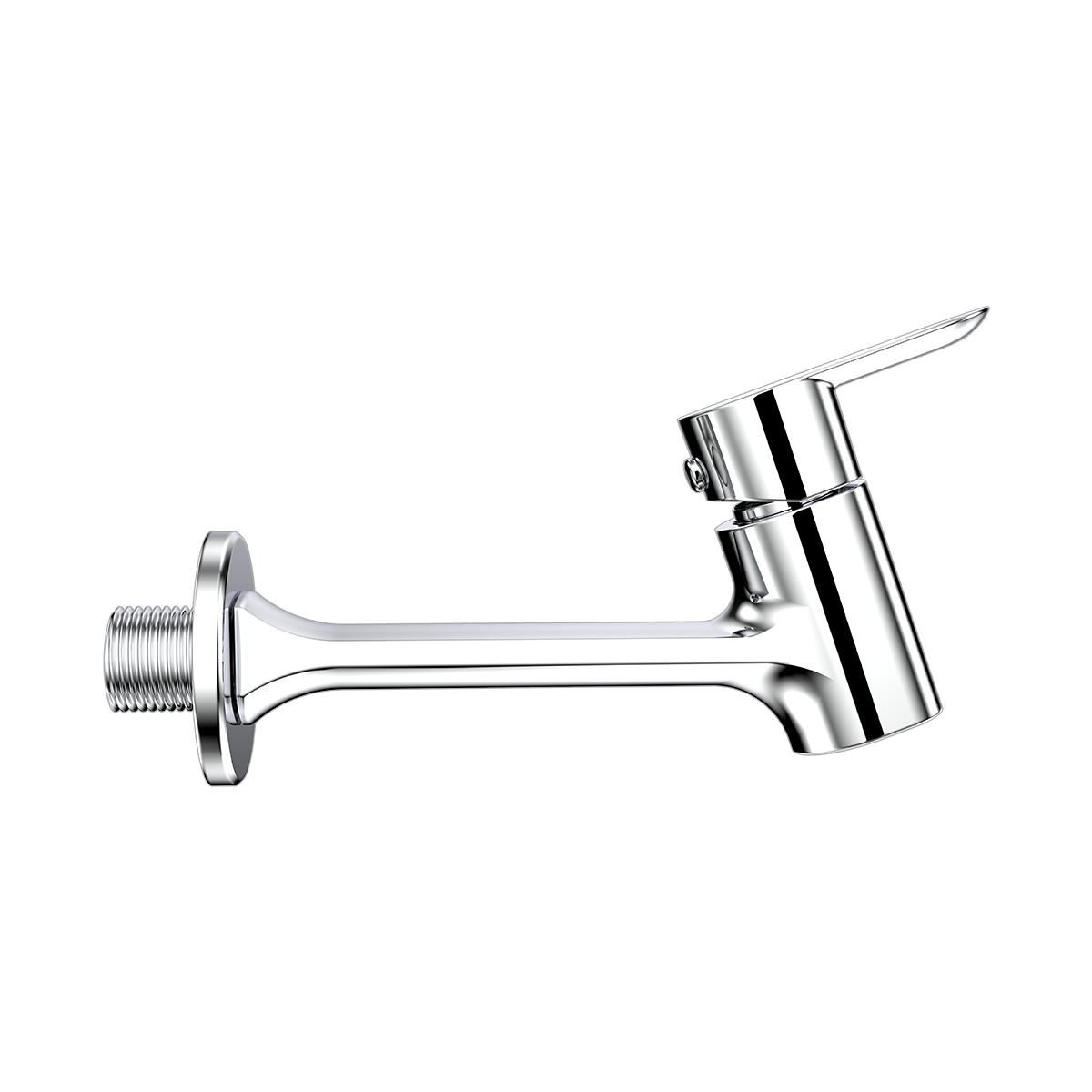 R.N. Chrome Plated Long Nose Bib Cock Faucet RNAMA24G03_1
