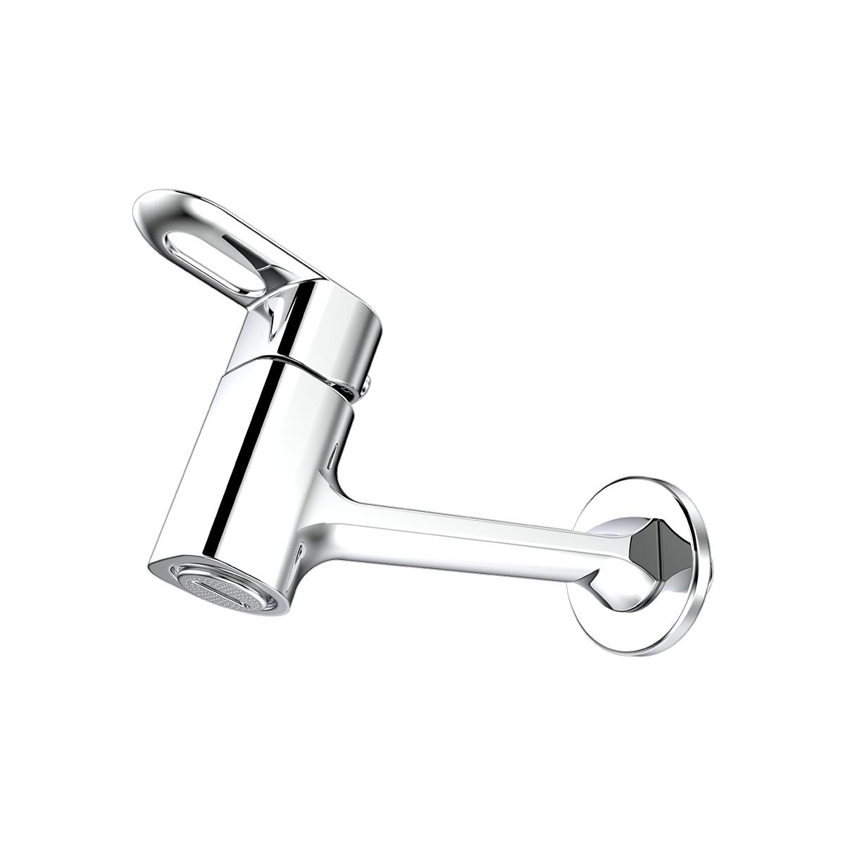 R.N. Chrome Plated Long Nose Bib Cock Faucet RNAMA24G03_4