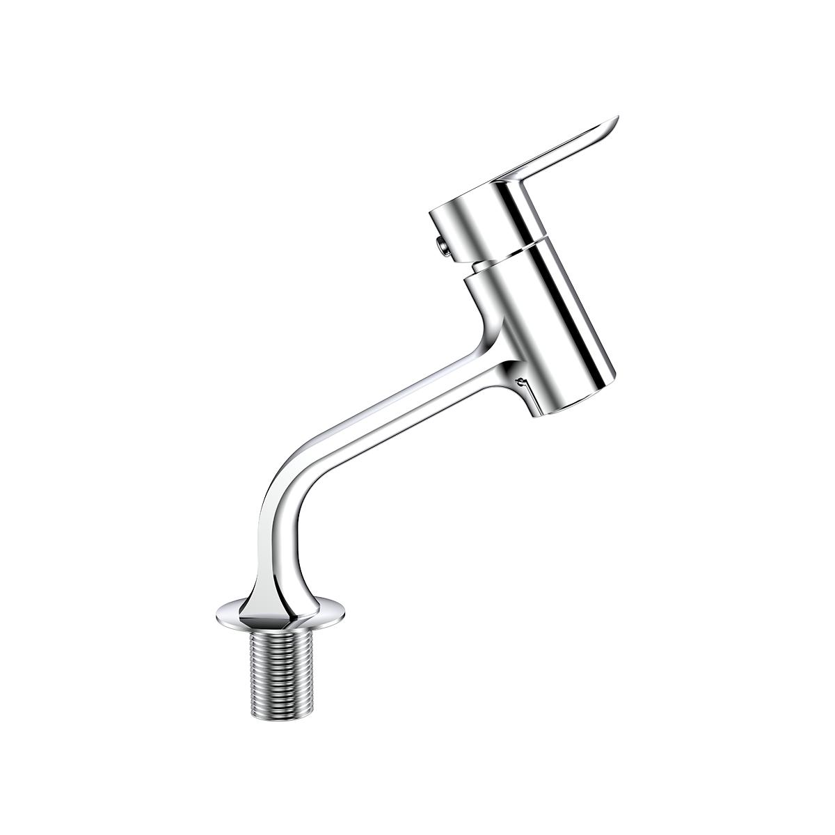 R.N. Chrome Plated Pillar Cock Long Nose Premium Faucet RNAMA24G33_1