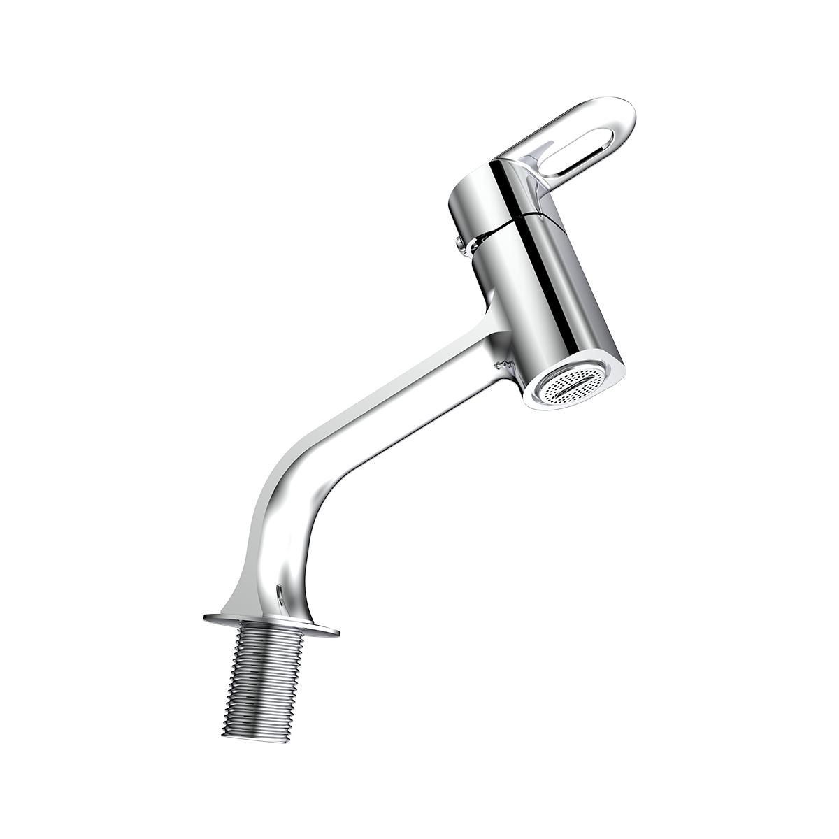 R.N. Chrome Plated Pillar Cock Long Nose Premium Faucet RNAMA24G33_2