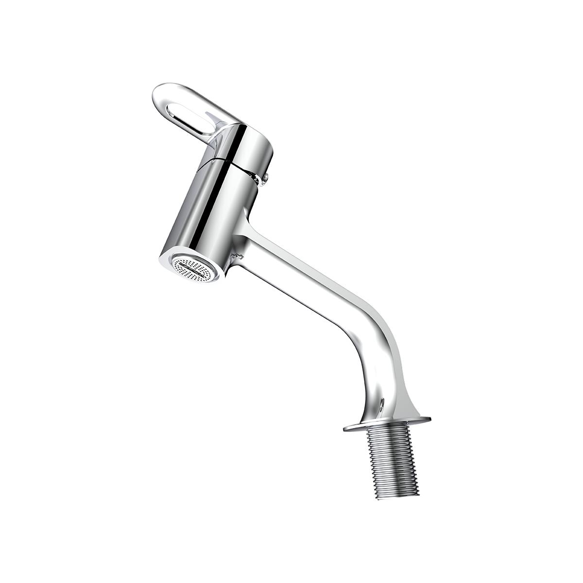 R.N. Chrome Plated Pillar Cock Long Nose Premium Faucet RNAMA24G33_3