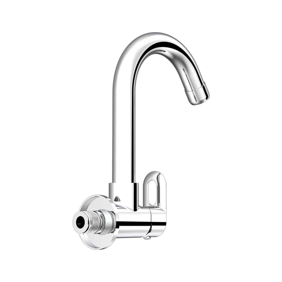 R.N. Chrome Plated Wall Mounted Sink Cock Faucet RNAMA24G09_3
