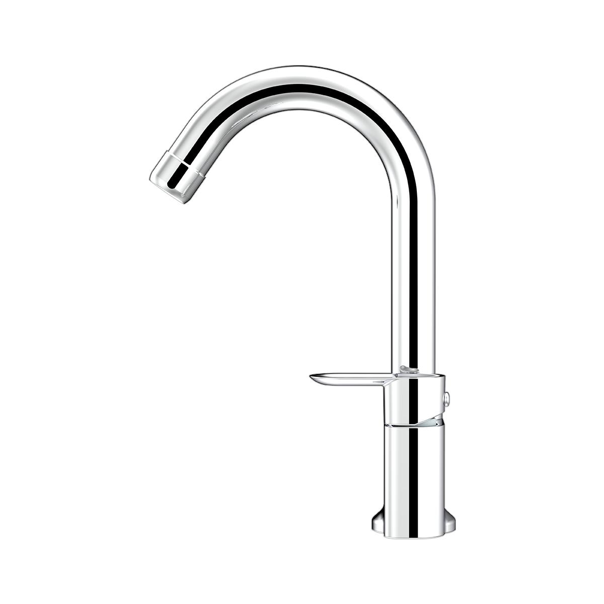 R.N. Chrome Plated Table Mounted Swan Neck Faucet RNAMA24G10_1