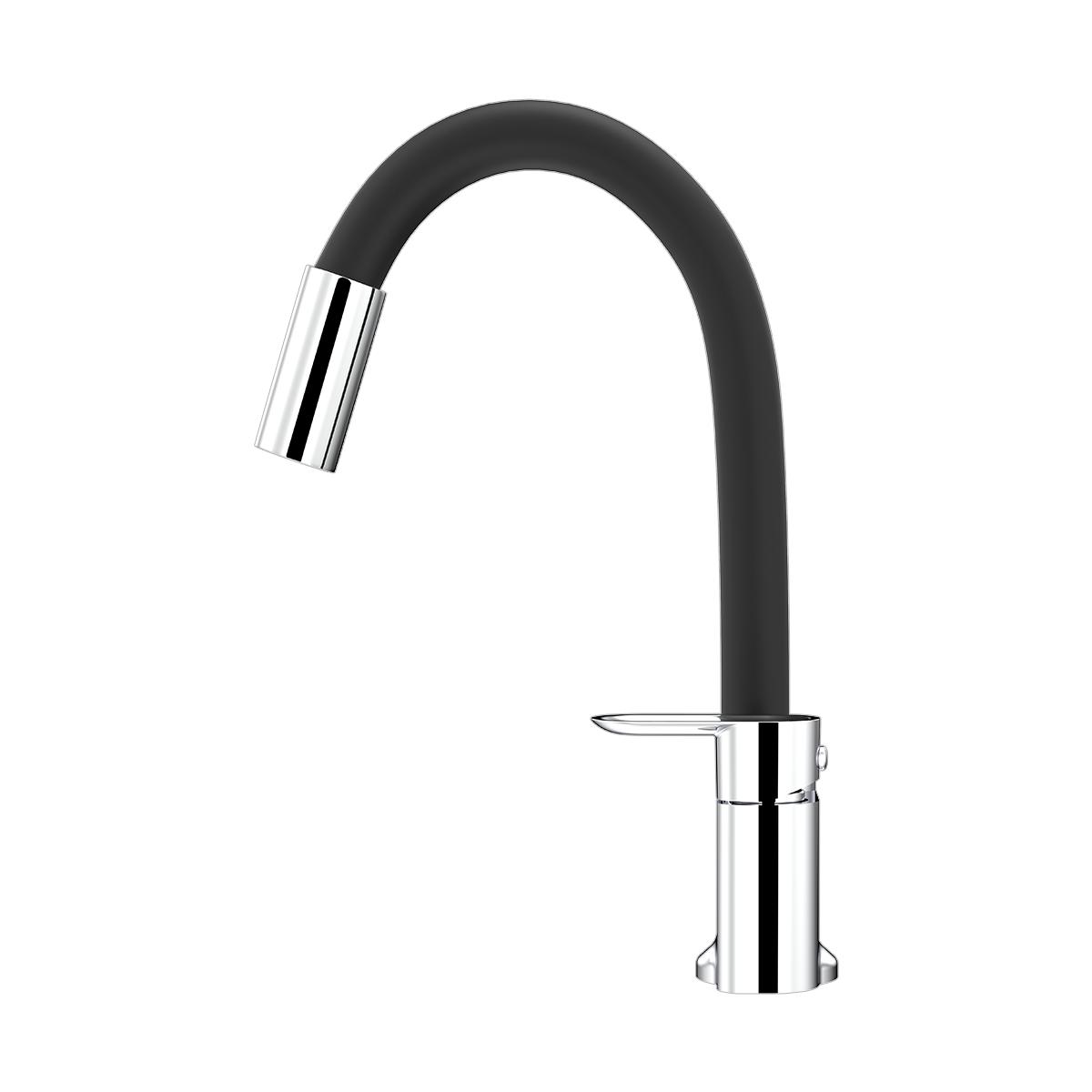 R.N. Chrome Plated Table Mounted Swan Neck Faucet RNAMA24G30_1