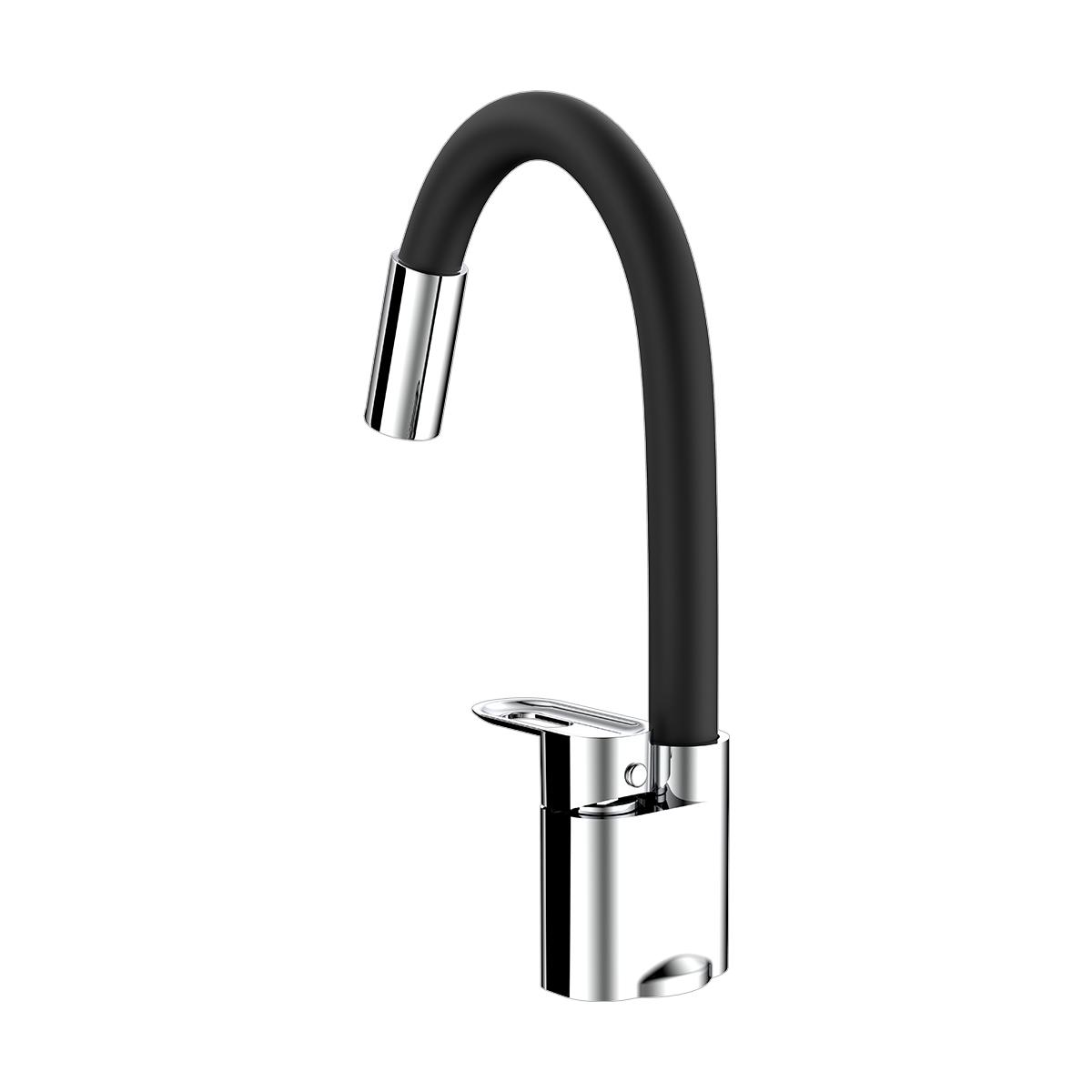 R.N. Chrome Plated Table Mounted Swan Neck Faucet RNAMA24G30_2