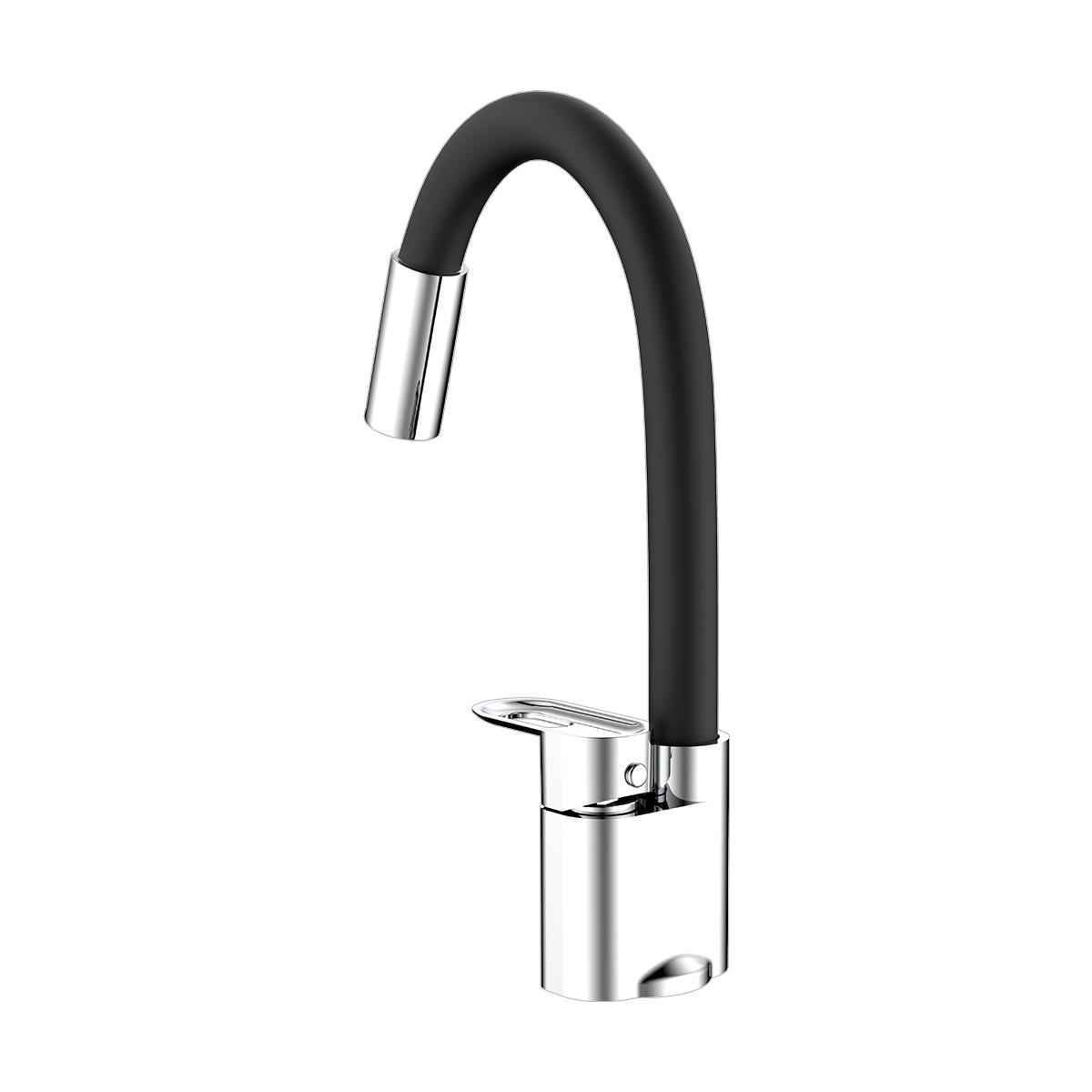 R.N. Chrome Plated Table Mounted Swan Neck Faucet RNAMA24G30_3