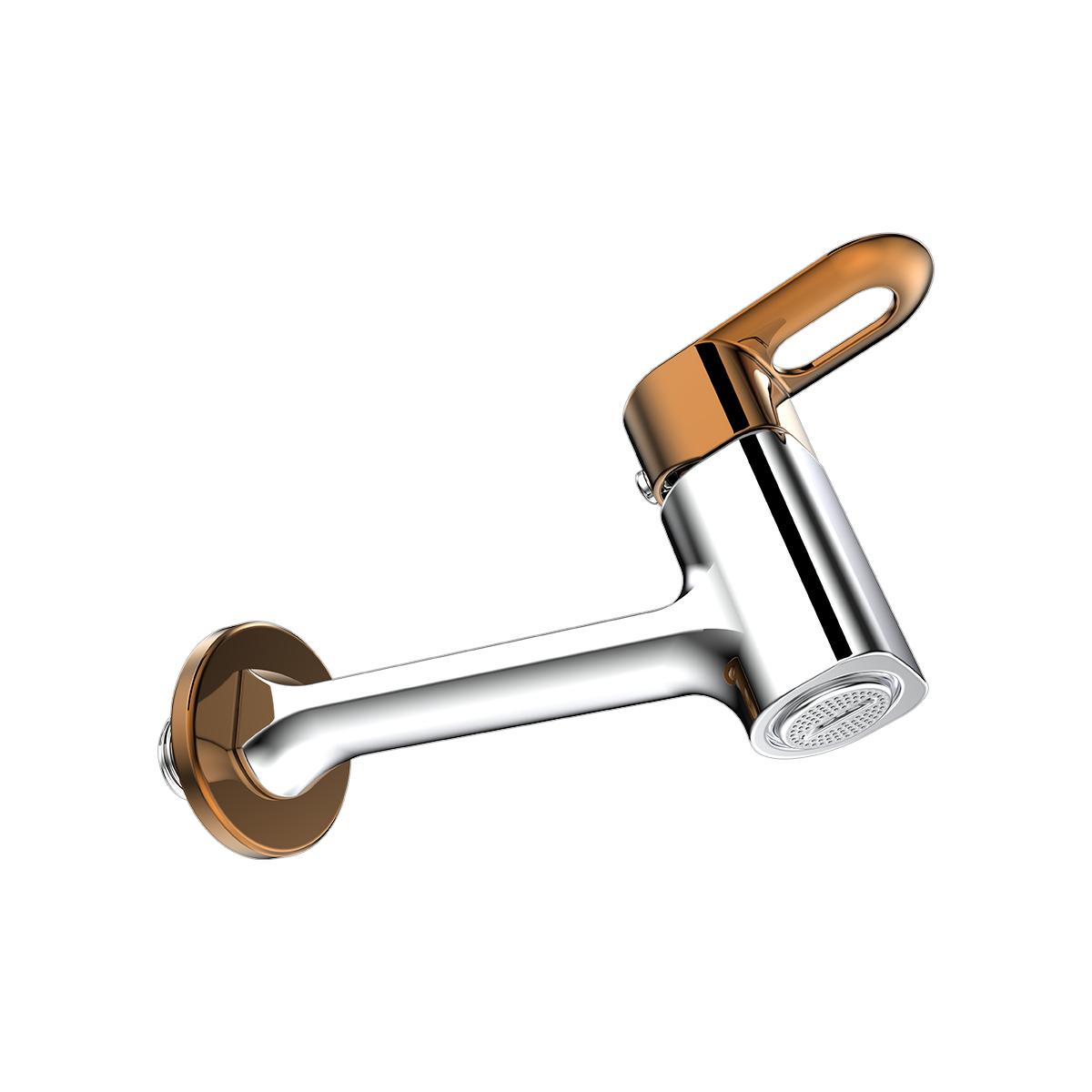 R.N. Chrome Plated Long Nose Bib Cock Faucet RNAMA25G03_1