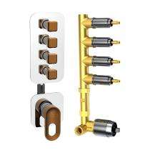 R.N. Chrome Plated 6 Way Concealed Diverter Set Faucet RNAMA25G34_0