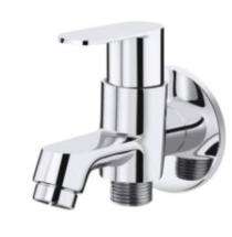 Real Chrome Finish 2 Way Bib Cock Faucet JT - 06_0