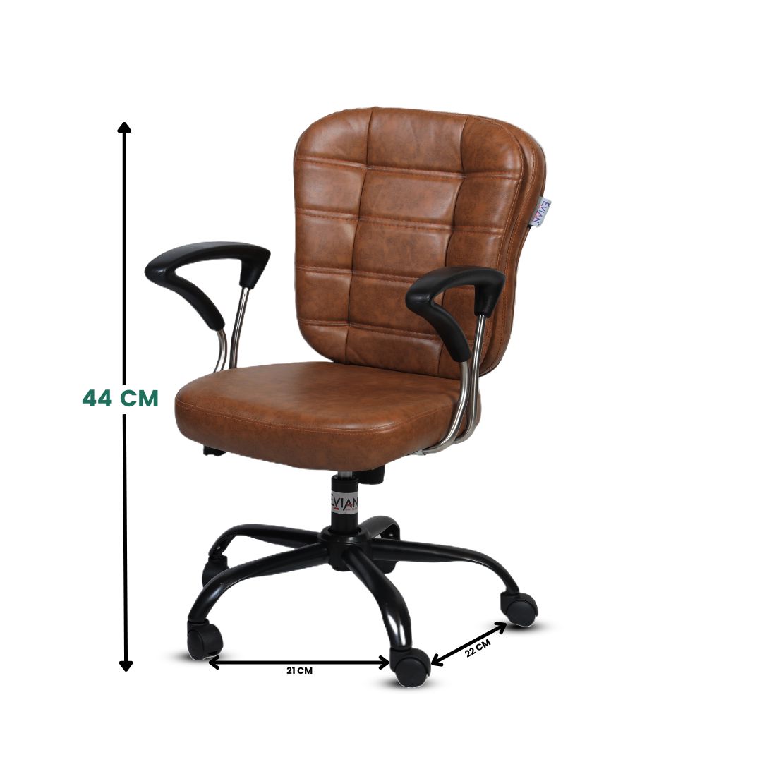 EVIAN Staff Chair Wood D Tone 939 x 558 x 431 mm Wooden Office Chairs_2