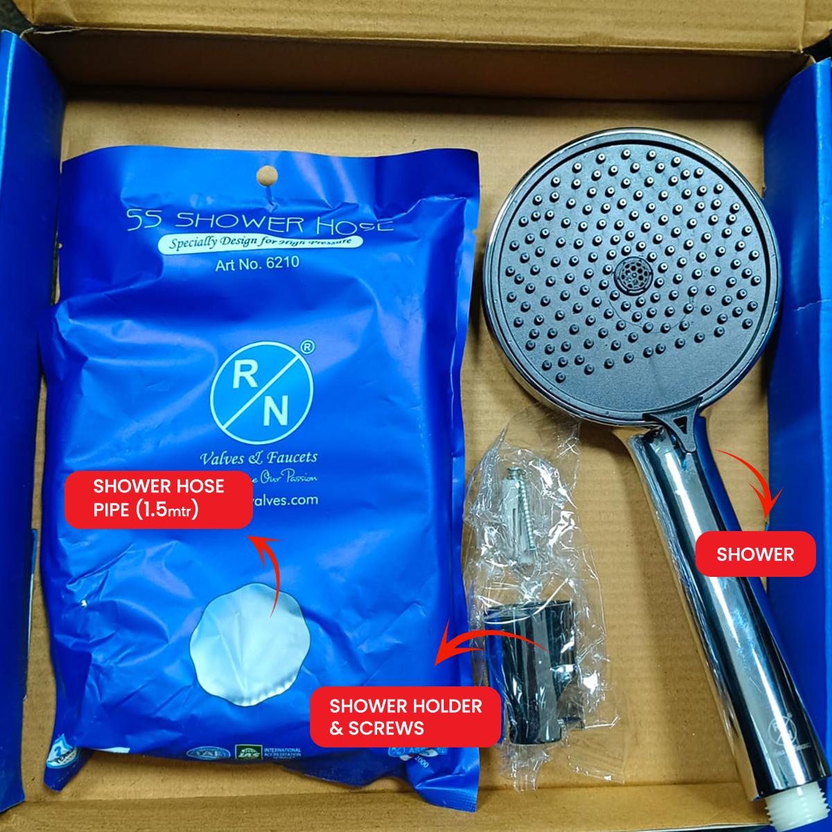 R.N. 6952 Handheld Three Flow Shower 26 X 9 cm ABS_1