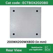 ECBOX ECTBOX202080 200 x 200 x 80 mm Wall Mounted 4 ways Junction Boxes_0