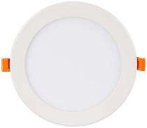 HPL 12 W Round Natural White 166 x 36 mm LED Panel Lights Recessed Mounted_0