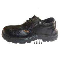 Agarson Synthetic leather Steel Toe Safety Shoes Black_0