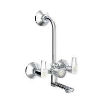 R.N. Chrome Plated Wall Mixer With L-Bend Faucet RNASP24G19_0
