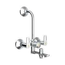 R.N. Chrome Plated 3 in 1 Wall Mixer With L-Bend Faucet RNASP24G20_0